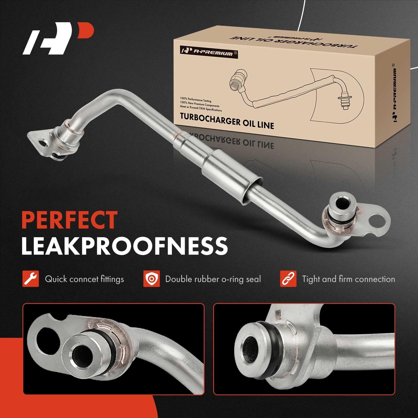 A-Premium Turbocharger Coolant Line Compatible with Ford F-150 F150 2017-2021…