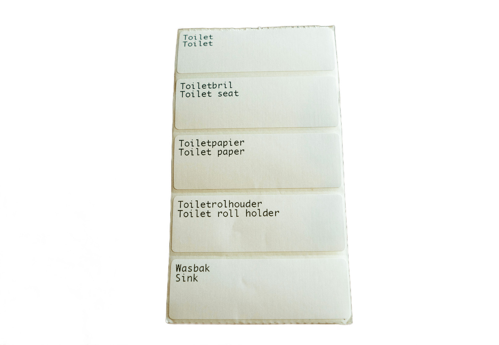 Dutch Vocabulary Stickers | Passive Language Learning | 600 words!