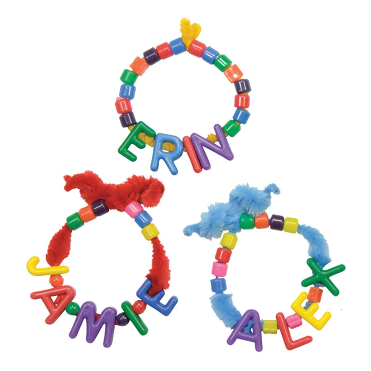 Roylco Manuscript Lacing Letter Beads – 288 Pieces