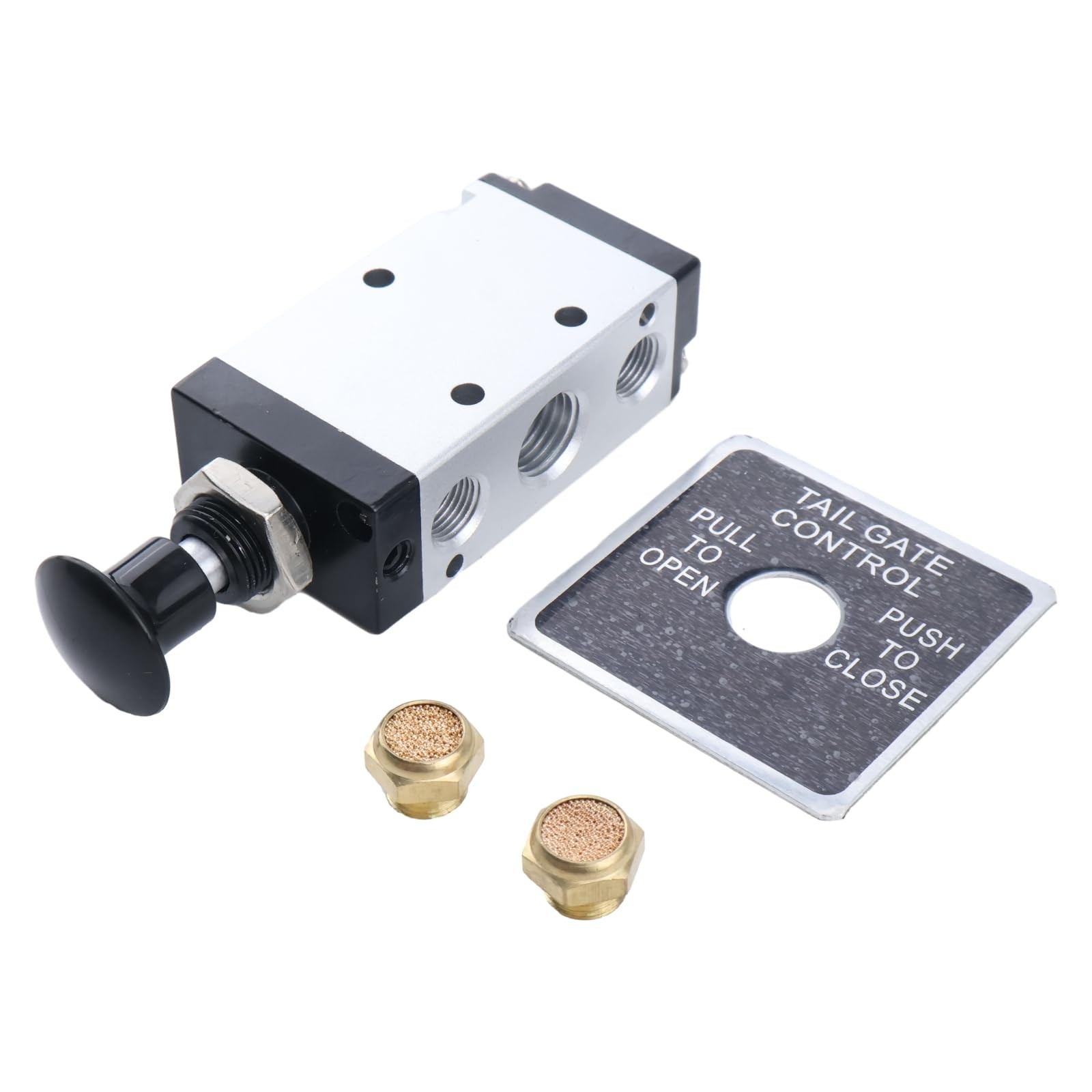 Air Valve 4 Way 2 Position Manual Dump Truck Tailgate Valve BAV010 Compatible