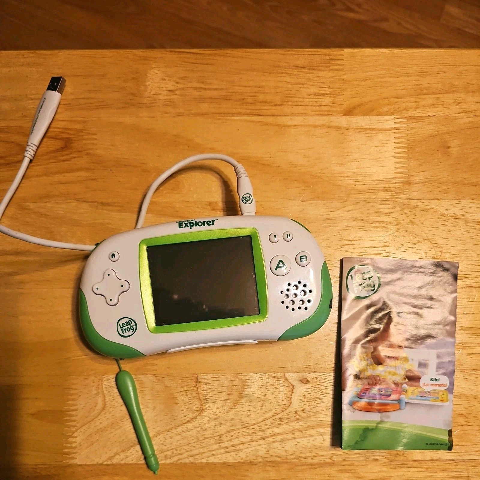 Leapster Explorer LeafFrog Handheld Learning Game Console With Stylus.