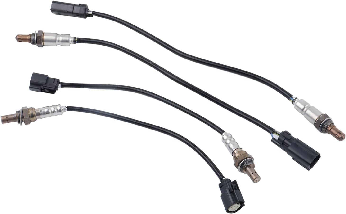 Upstream and Downstream O2 Oxygen Sensor 4PC Compatible with 2011 Ford