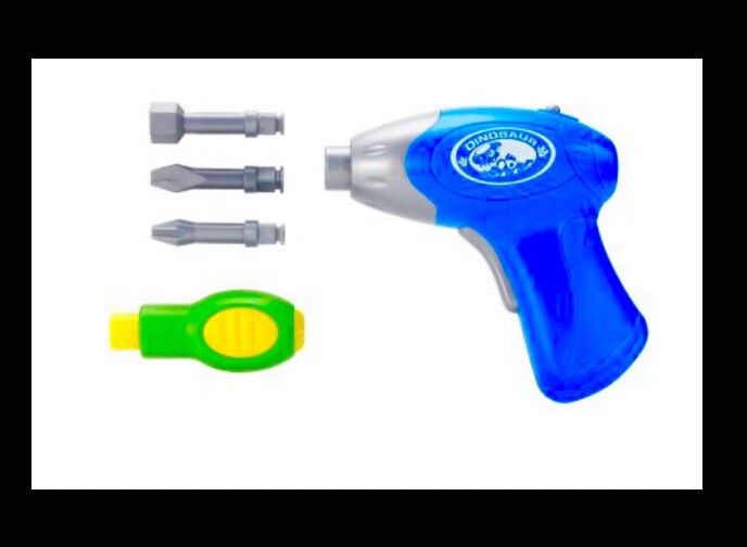 61pc STEM Create A Dinosaur,w Power Drill:Long Neck,triceratops,DIS’/ASSEMBLE
