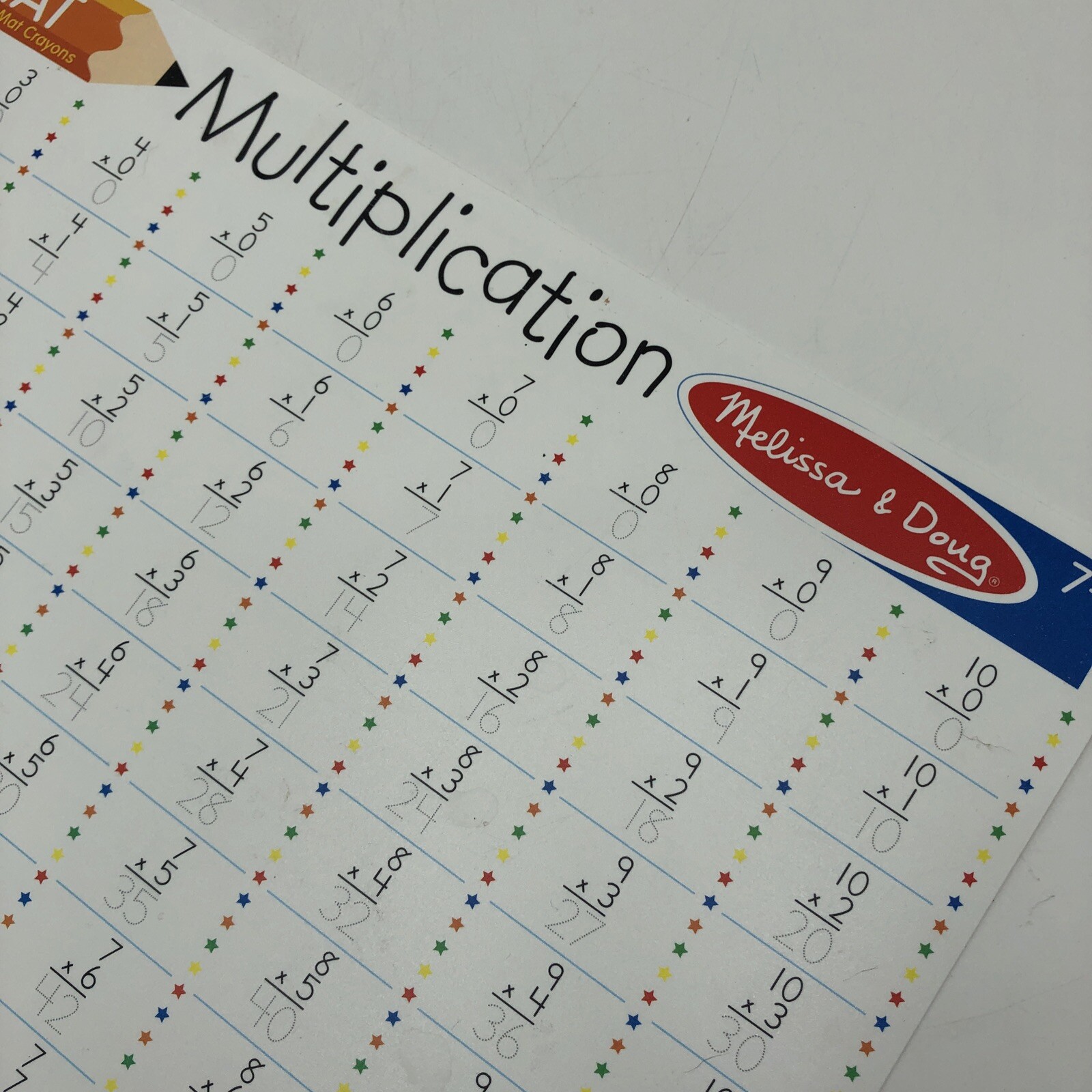 Melissa & Doug Multiplication Problems Write-A-Mat