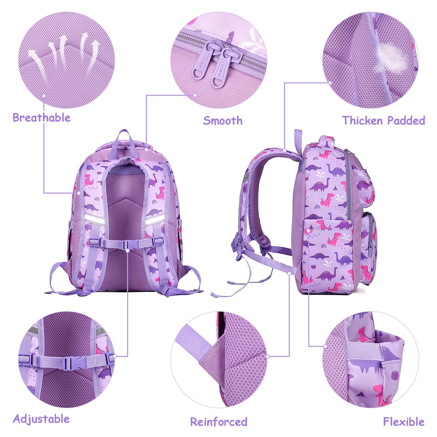 VASCHY Backpack for Girls, Kids Cute Kindergarten Preschool Children 12L Smal…