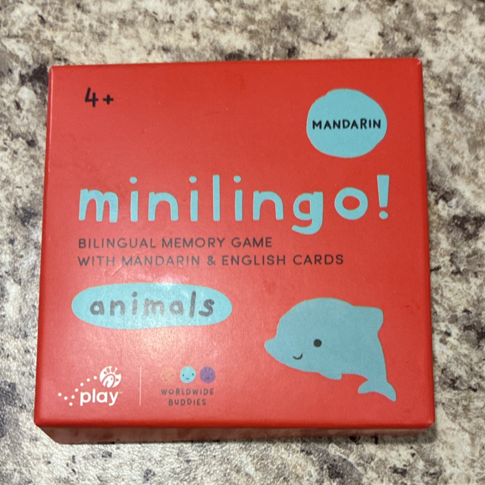 Worldwide Buddies minilingo! Bilingual Memory Game Mandarin English Animal Cards