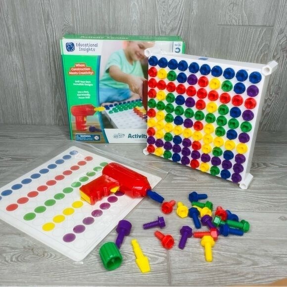 Nwt Educational Insights Design & Drill Activity Center pretend play toy game