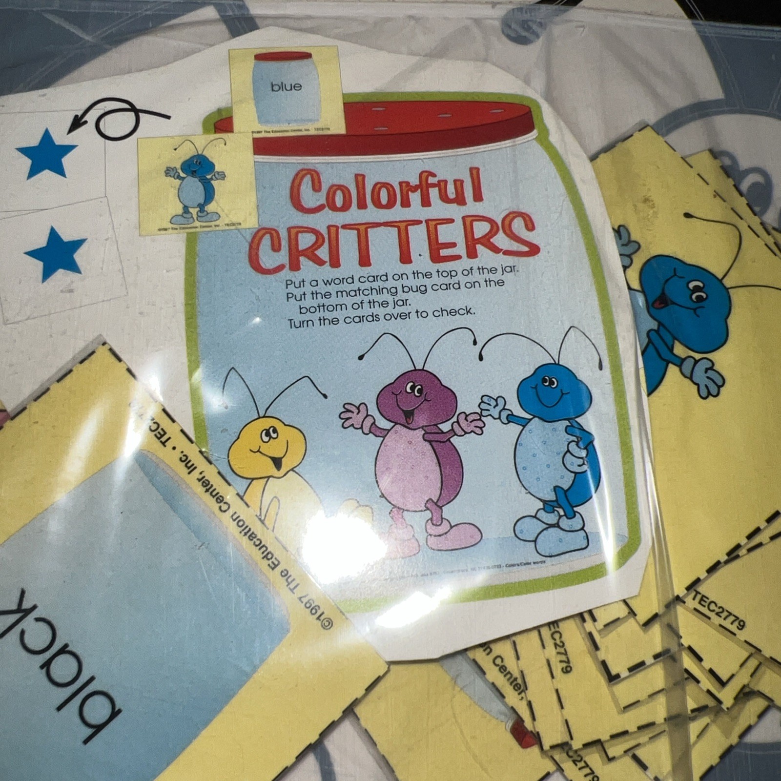 Colorful Critters Grades K-1 Game Color / Color Word Match