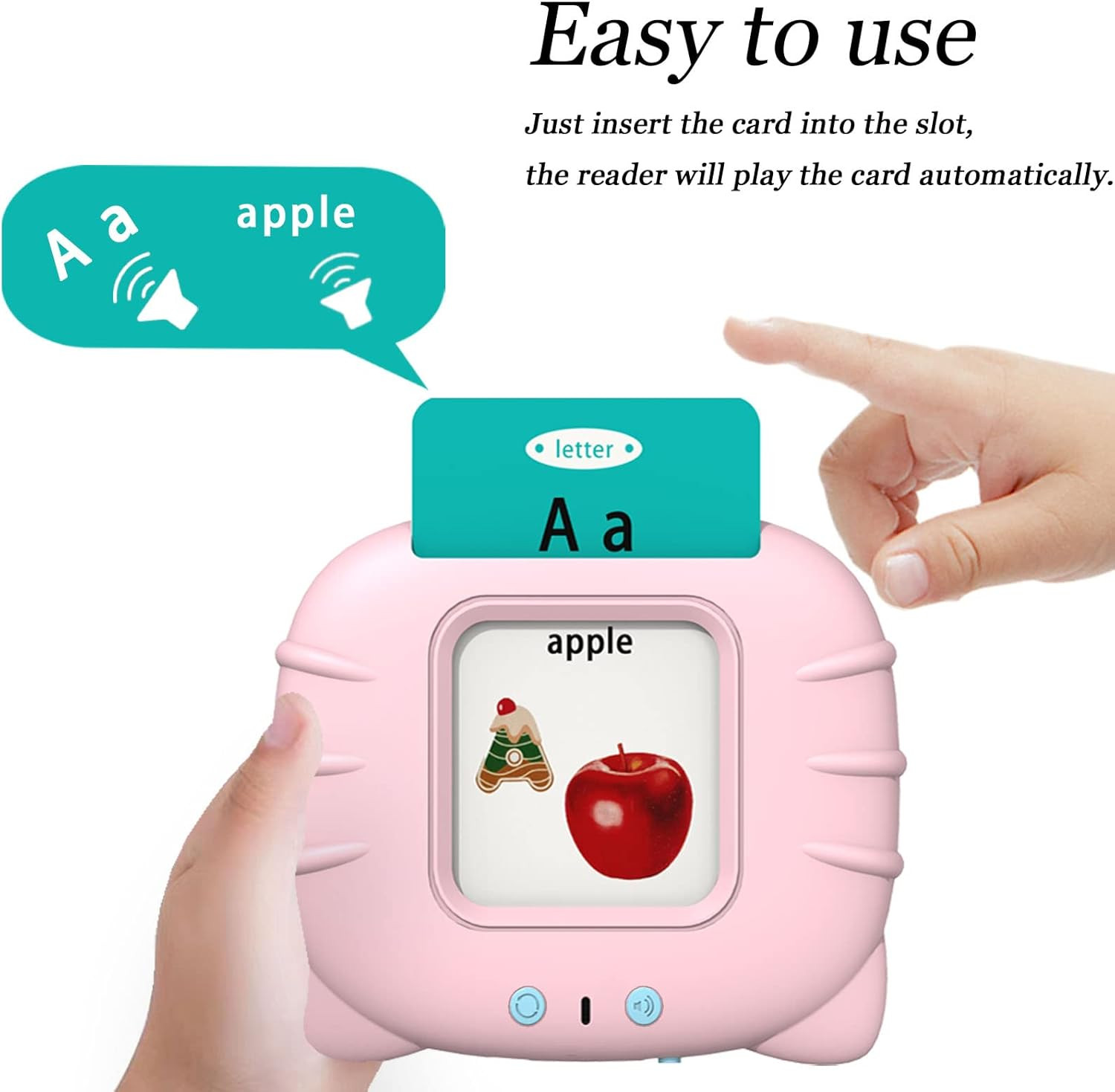 Talking Flash Cards for Toddlers 1 2 3 4 5, Speech Therapy Toys Autism Toys, ABC