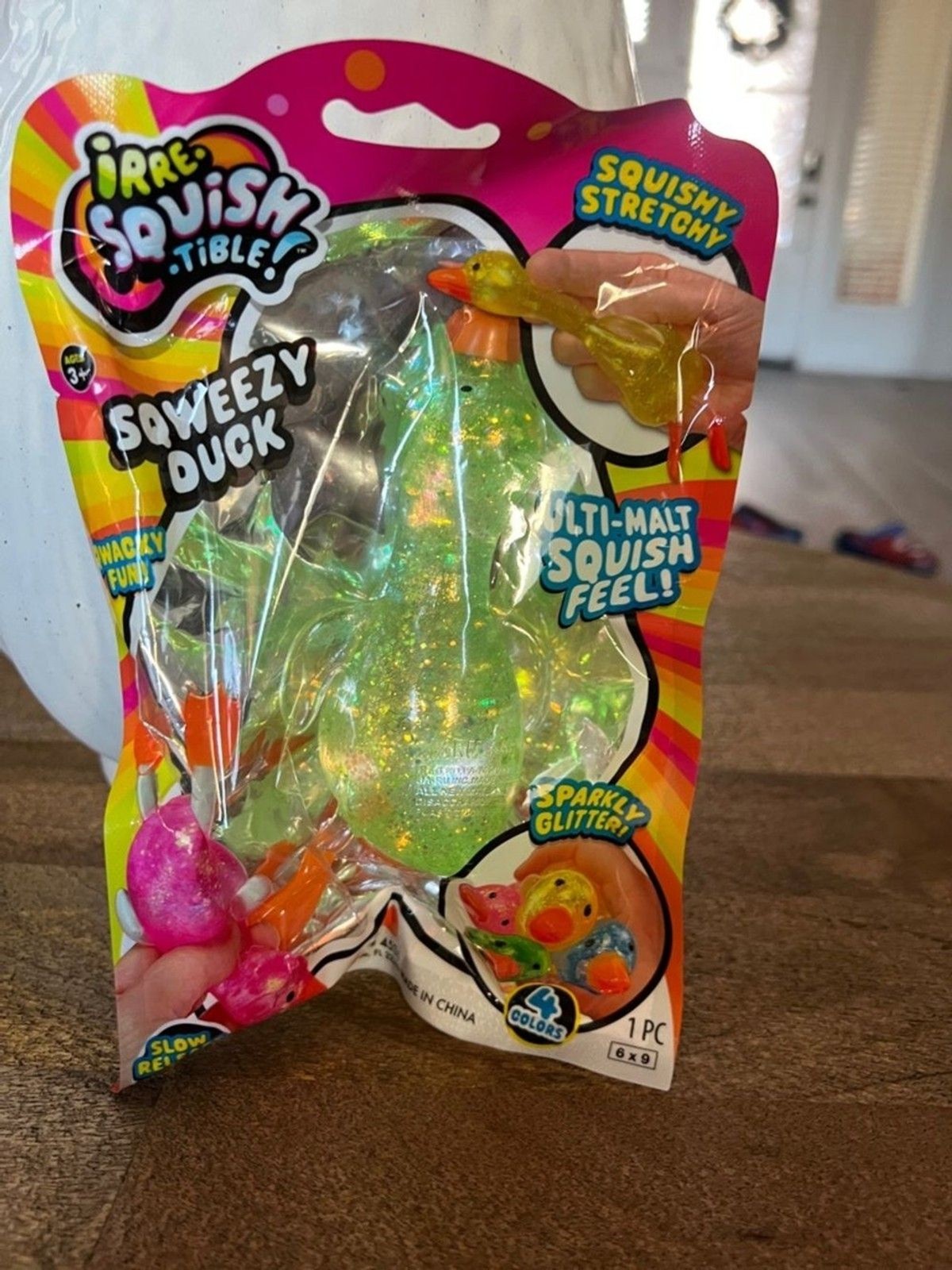 Ja-Ru Sqweezy Duck Kids Toy – GreenSparkly Squish