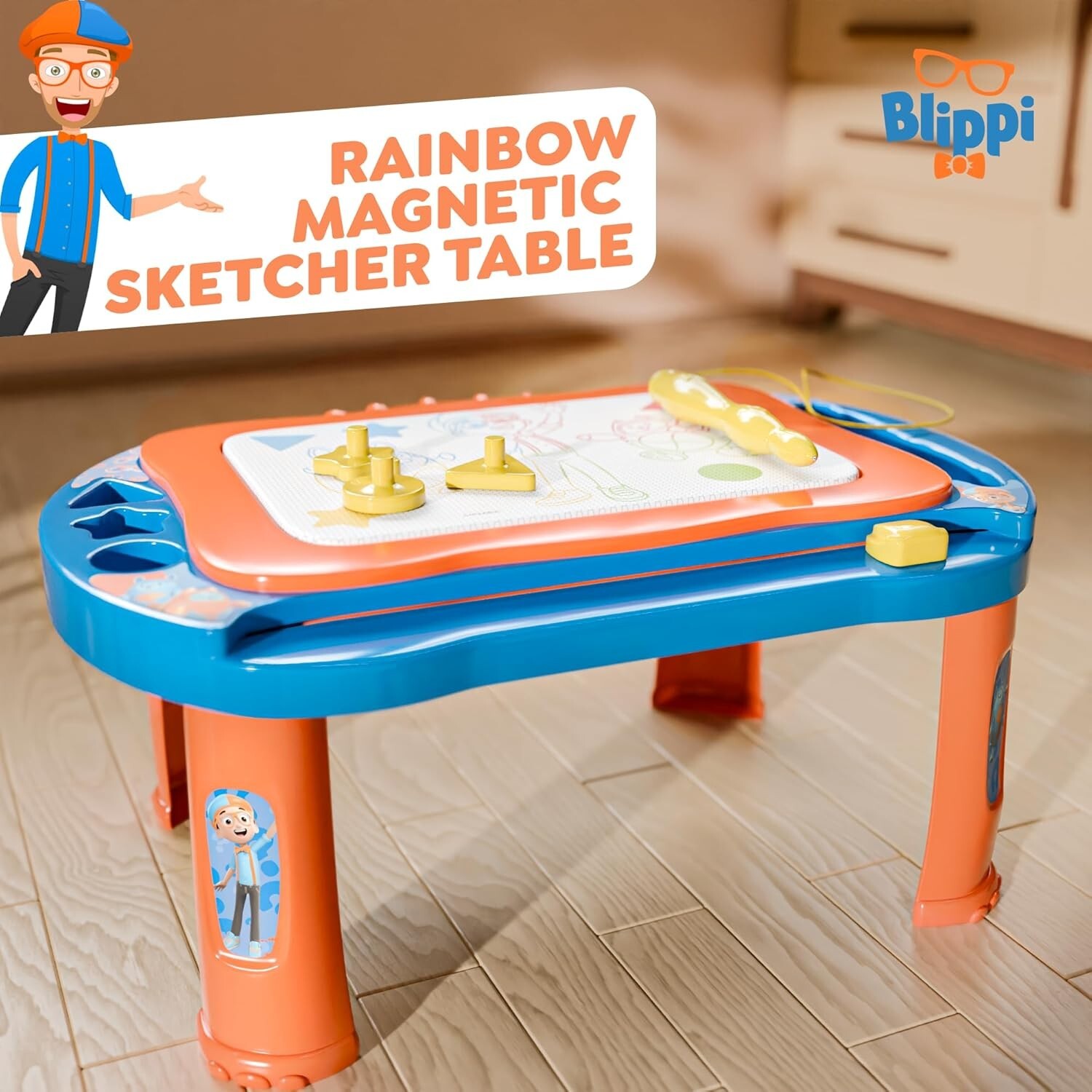 Lollipop Blippi Magnetic Writing Tablet for Kids – Ideal Baby & Toddler Toys