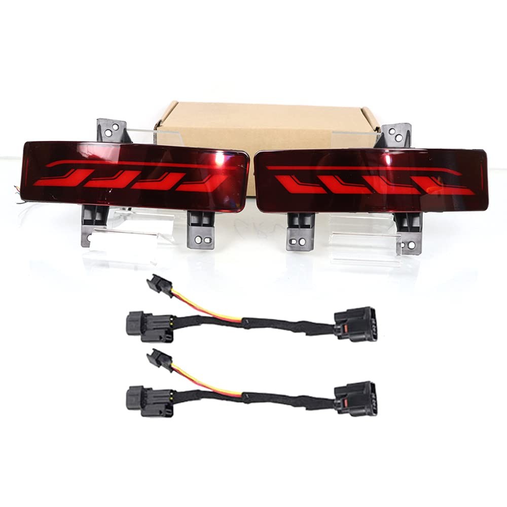 Honda CRV Rear Reflector Bumper Fog Light Full Lens LED Assembly Kit for 2020