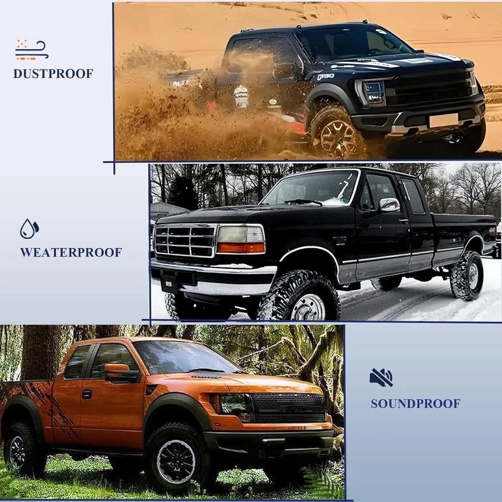 Window Molding Sweep Felt Trim Seal for 1987-1997 Ford F150 F250 F350