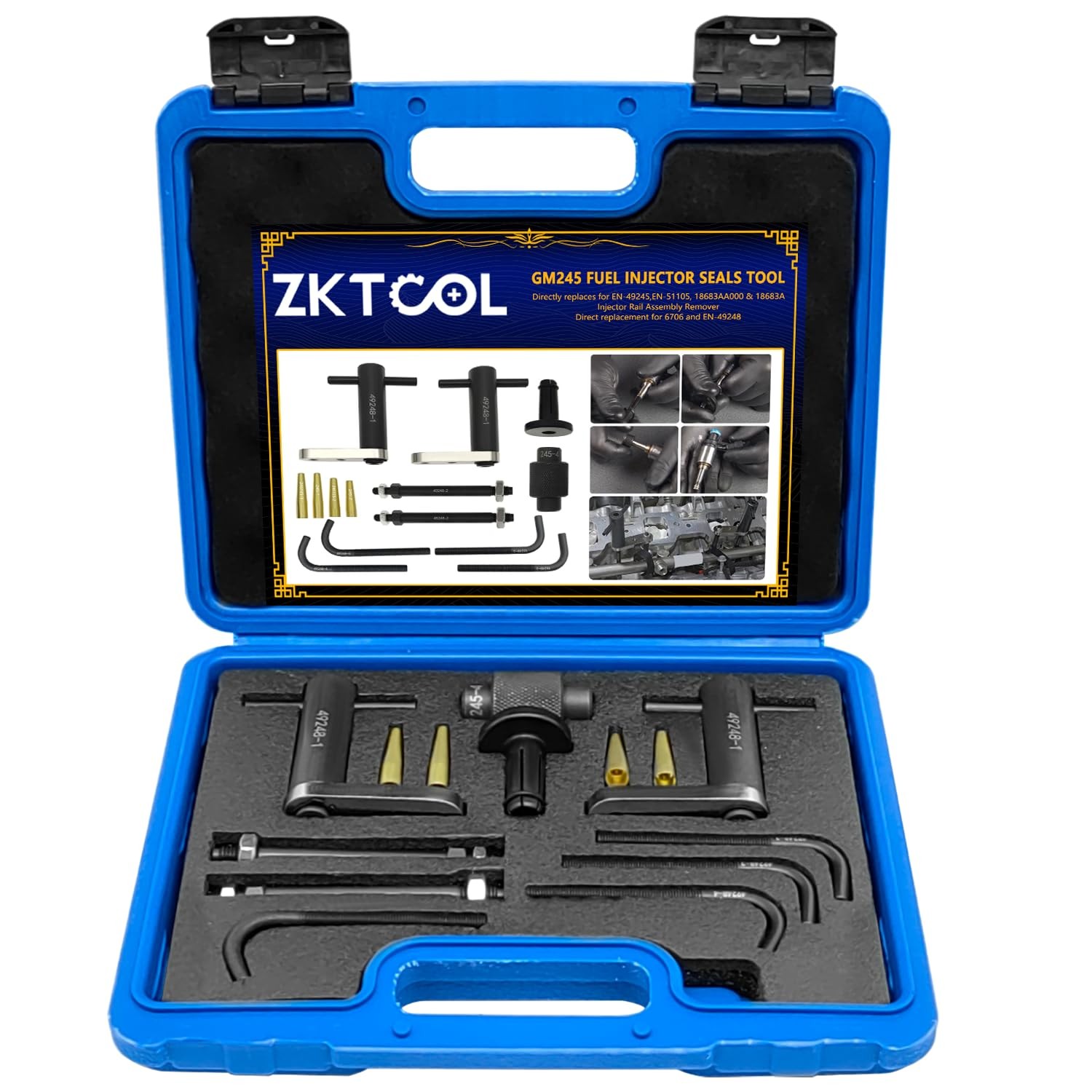 ZKTOOL GM245 Fuel Injector Rail Assembly Remover Tool EN-49248 6706