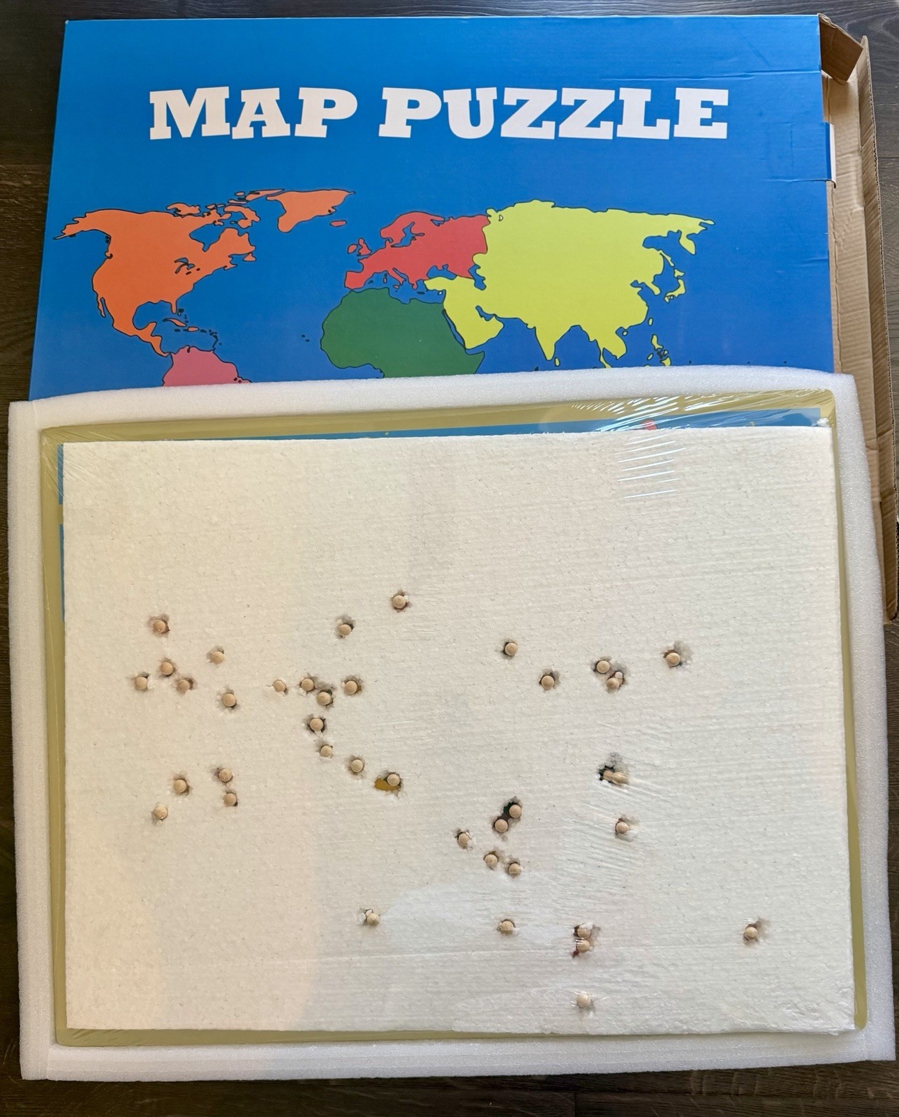 Montessori Asia Puzzle Map, Large 57cm x 44.5cm, Brand New In Box