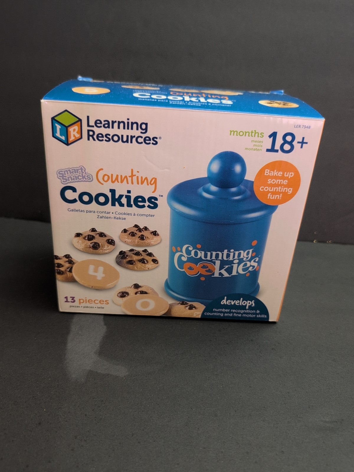 Learning Resources Smart Counting Cookies – 13 Pieces, Ages 18+ Months Toddler C