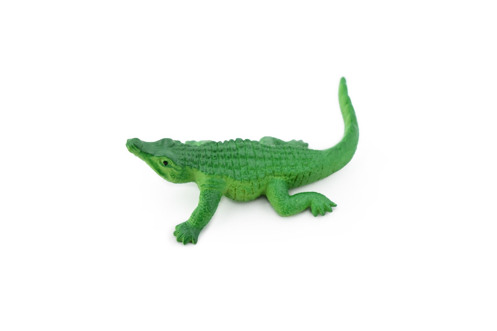 Crocodile, Alligator, Plastic Toy Reptile, Realistic Figure, Model 2.5″ F3546