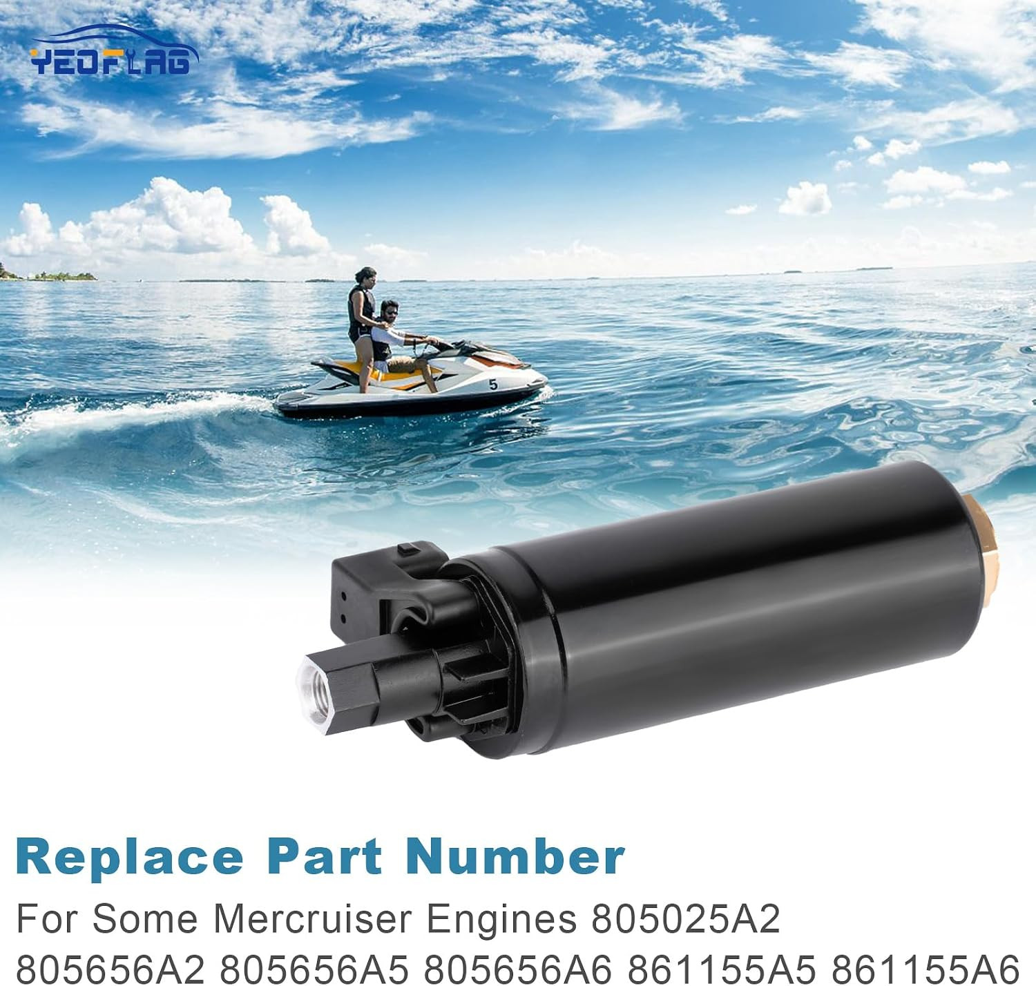 Low Pressure Marine/Outboard Fuel Pump Replacement Compatible QFS OEM Volvo Pent