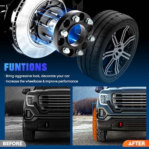 Youxmoto 4PCS 5×112 Wheel Spacers with Hubcentric Fit for Audi A4 A5 A6 A7 A8 Q5