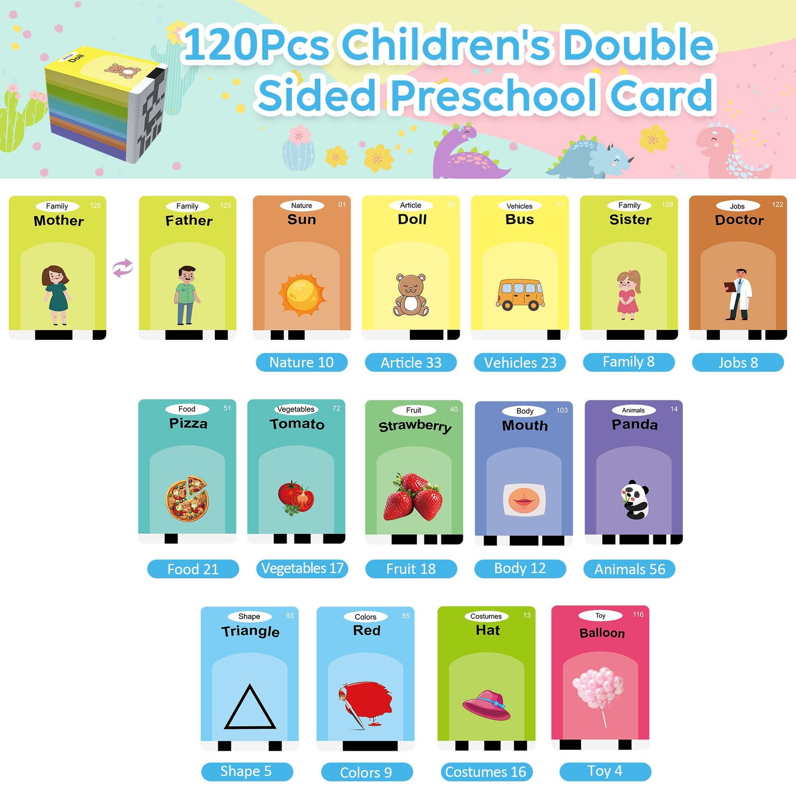 Kuovei Talking Flash Cardskids Toddler Flash Cards 240 Sight Wordsmontessori