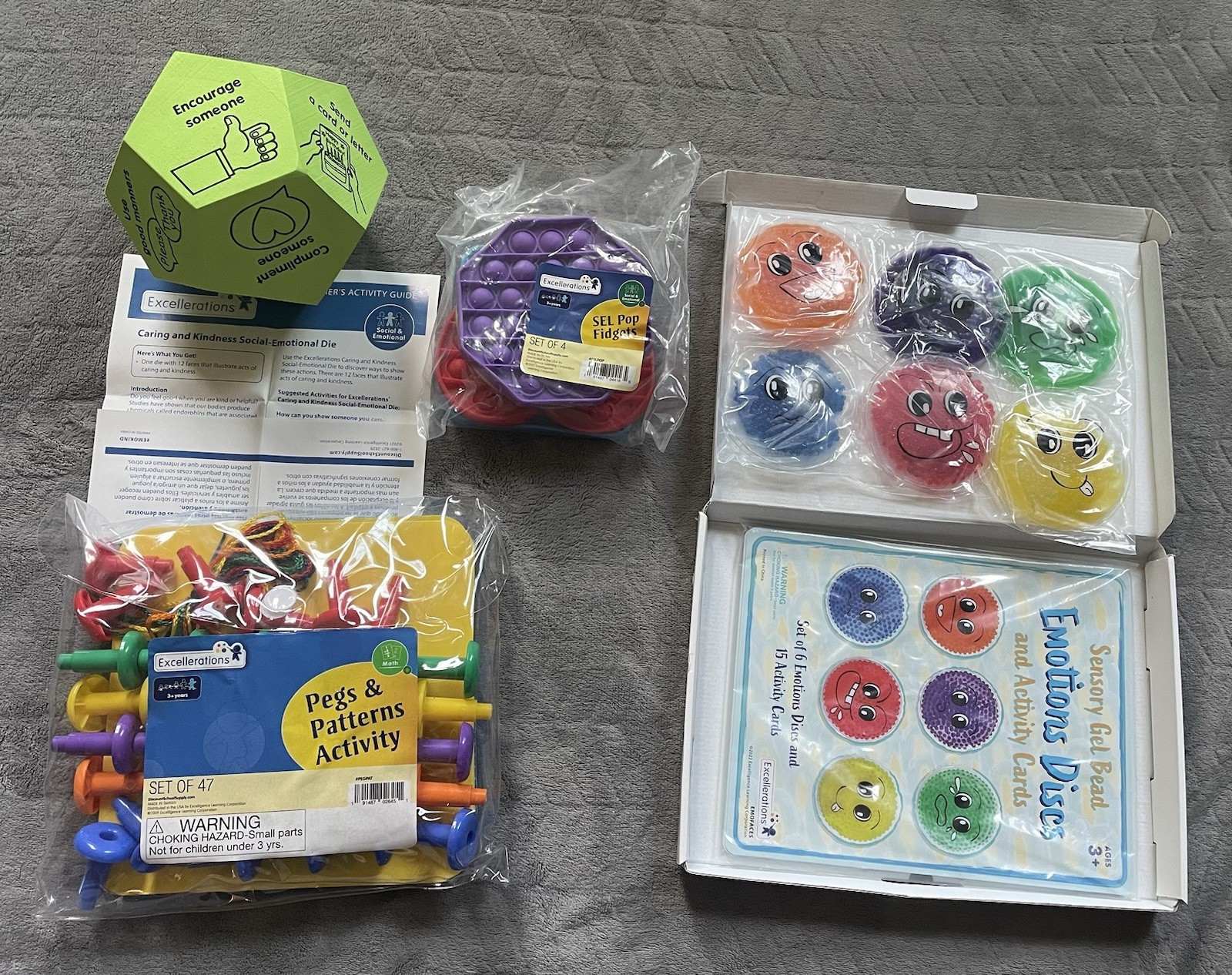Mixed Lot Excellerations Sensory & Learning Activities