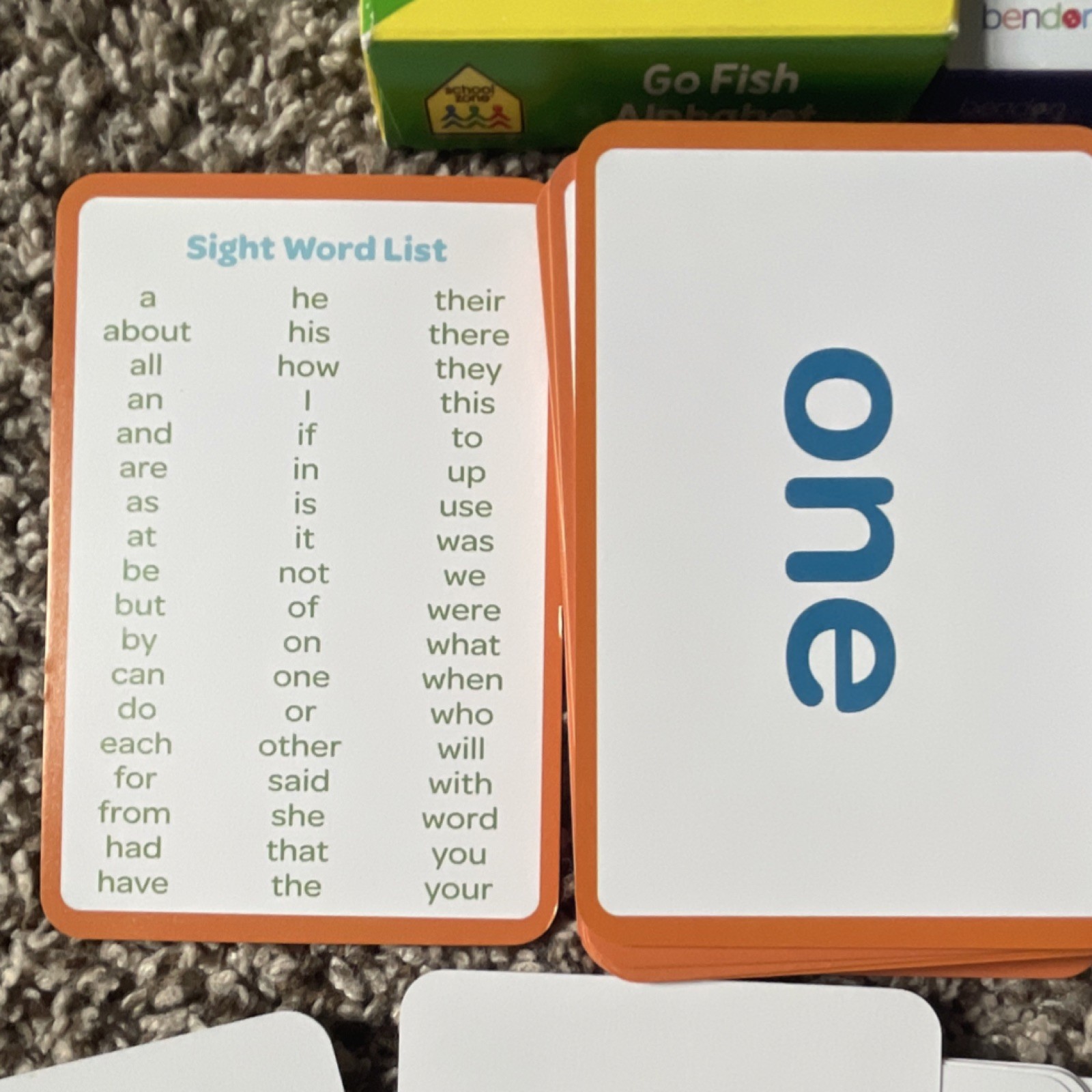 Bendon Alphabet Flash Cards Go Fish Game Cards Set Animals Letters 3-7 yrs
