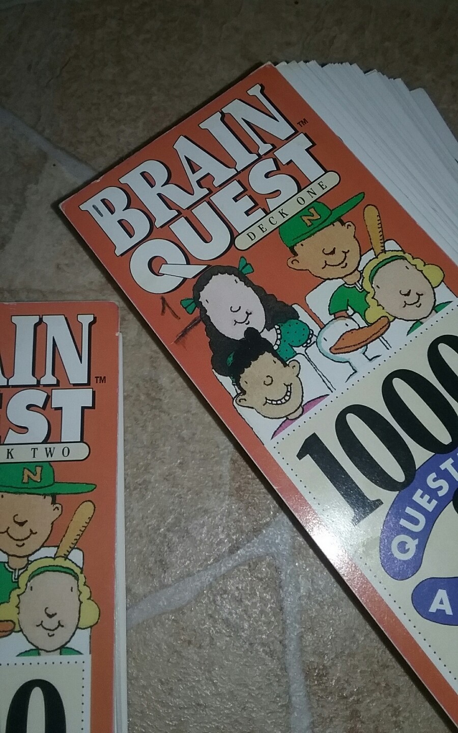 BRAIN QUEST 2nd Grade (Ages 7-8) ~ DECK 1 & DECK 2 ~ Free shipping ~ $17.77