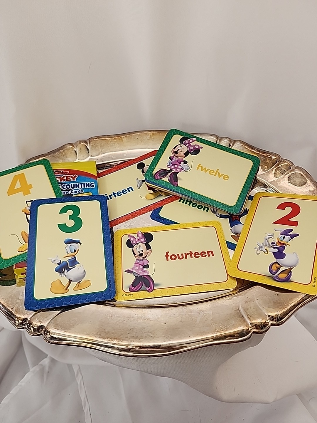 DISNEY MICKEY MOUSE FLASH CARDS NUMBERS & Counting
