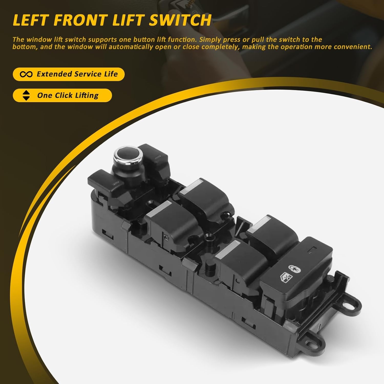 LR034932 LR078894 LR066075 LR110324 Driver Side Power Window Master Switch