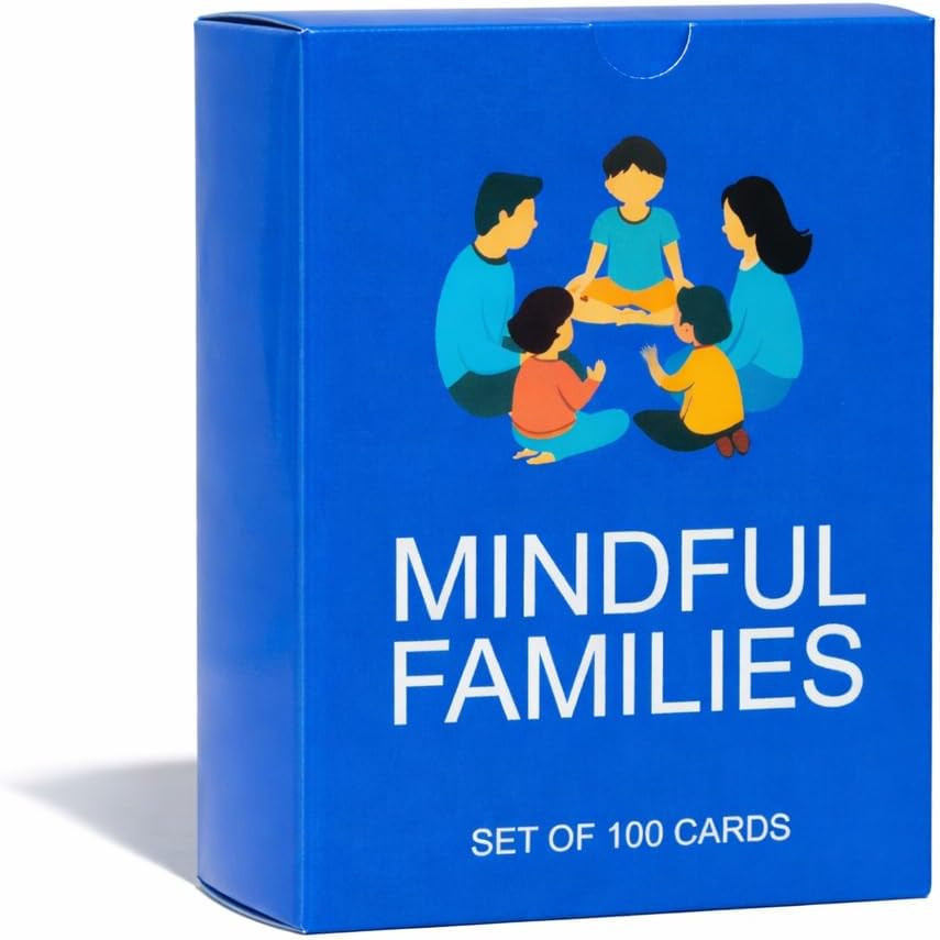 100 Mindful Families Conversation Cards – Mindfulness, Gratitude & Breathing Pro