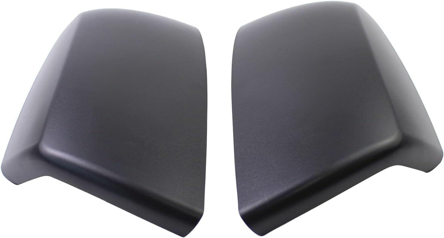Driver and Passenger Side Mirror Cover Matte Black with Clip for Toyota Tundra