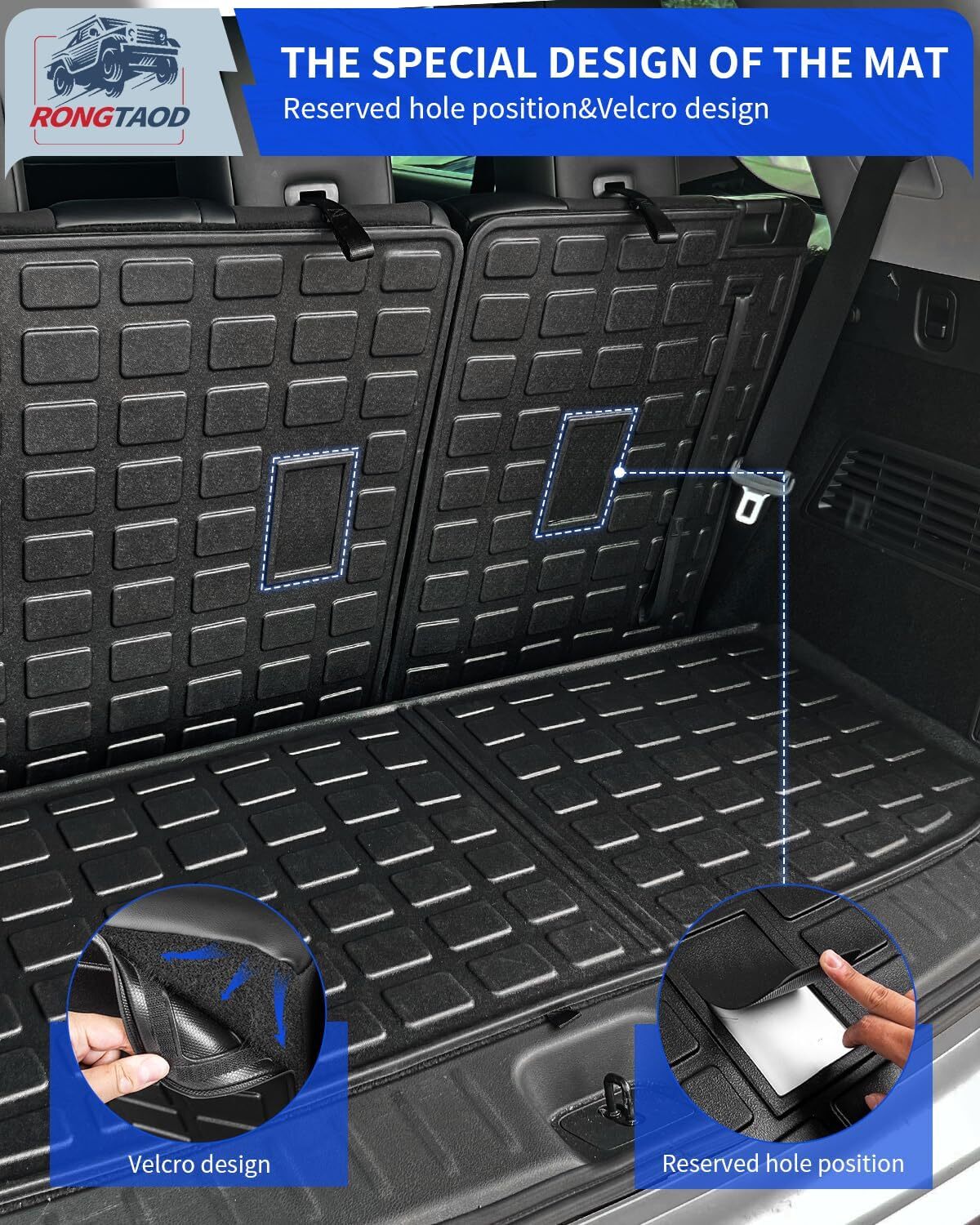 2nd Backrest Mats Rongtaod Floor Mats Compatible with 2022 2023 2024 Nissan