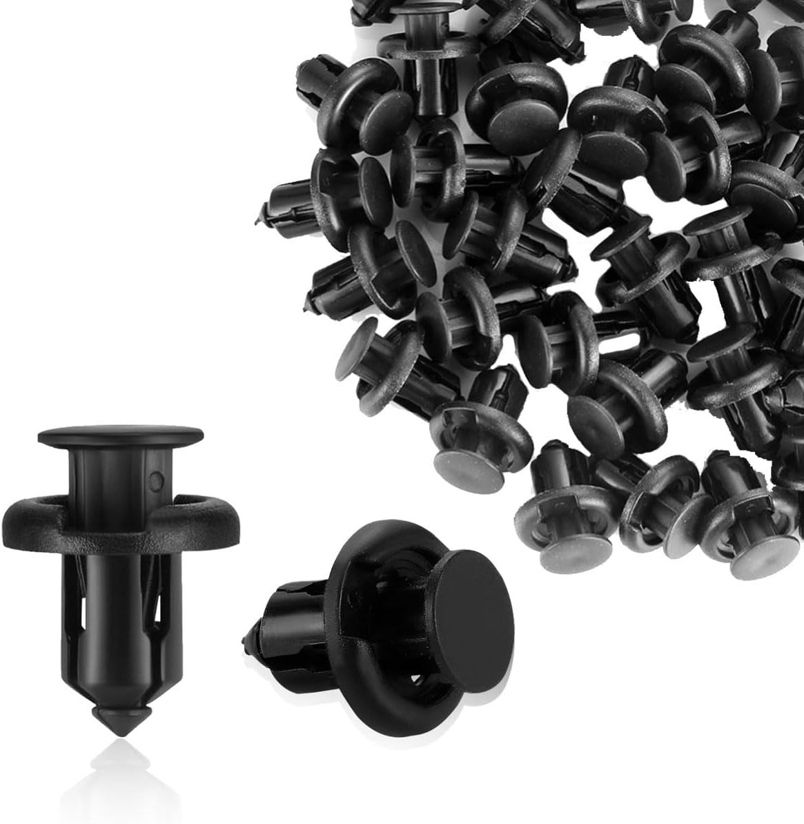 ZIMISI Front Bumper Push-Type Retainer Clips, Nylon Fenders Liner Clamp Replacem