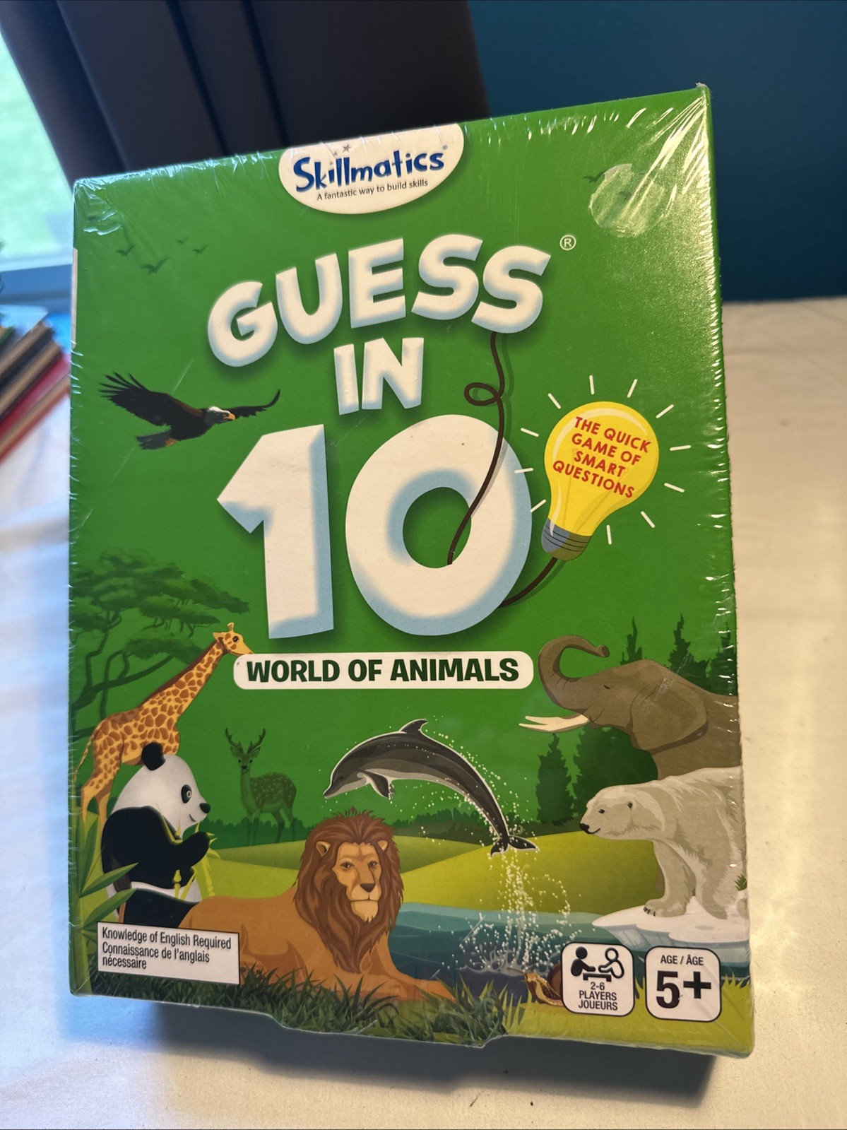 Skillmatics Guess in 10 Card Game Animal Planet & Countries Of The World Family