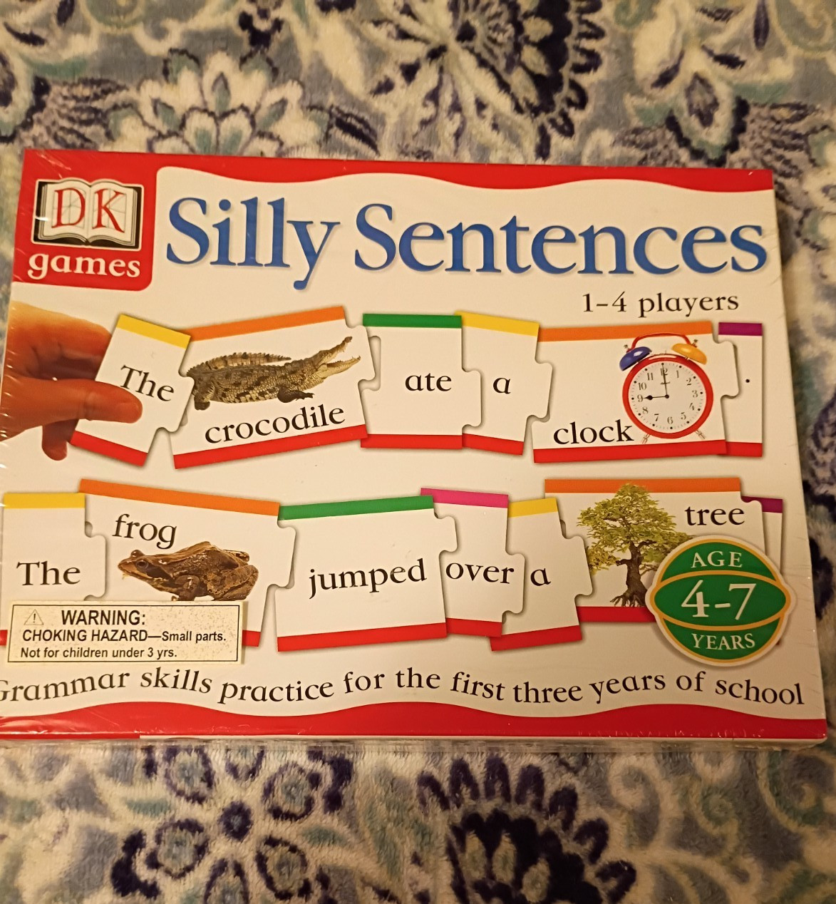 DK Games Silly Sentences Grammar Puzzle Game Educational Learning Tool Ages 4-7