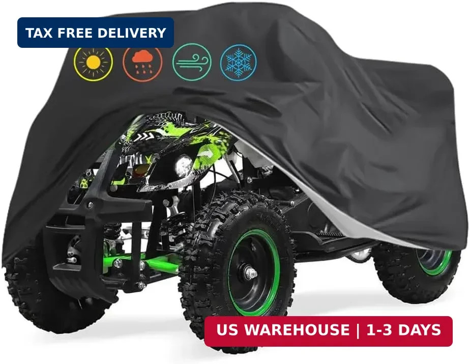 ATV Covers Waterproof 4 Wheeler Covers Quad Covers Used for Polaris Yamaha Suzuk