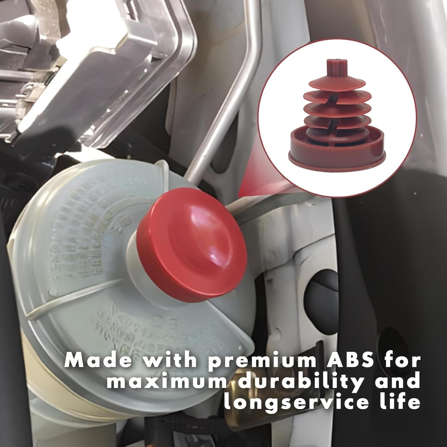 2-Pack Power Steering Reservoir Cap for Honda, Hydraulic Power Steering Reservoi