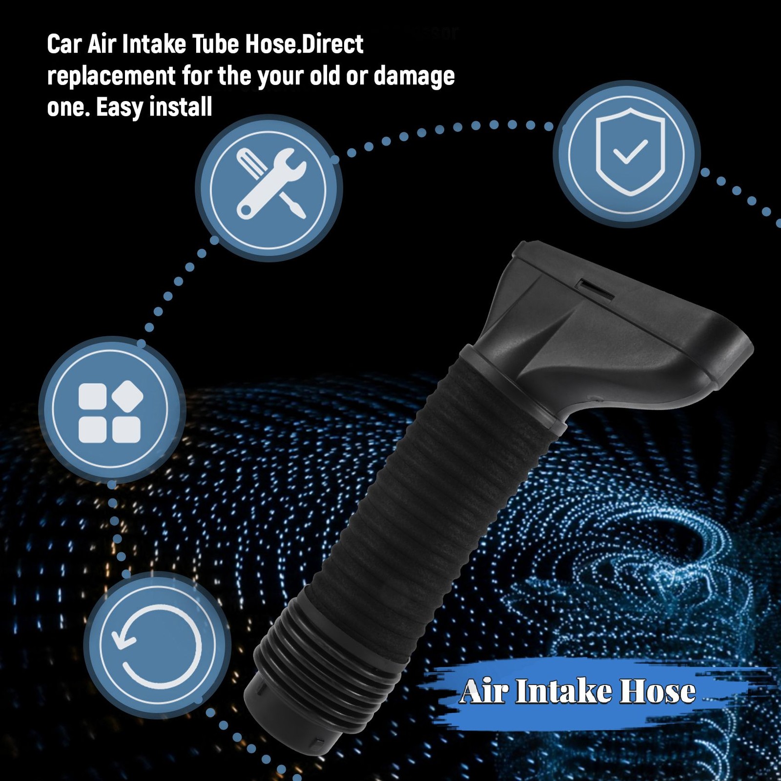 Car Air Intake Tube Hose for W204 C250 M271 2012-2015 1.8L 27109009825903