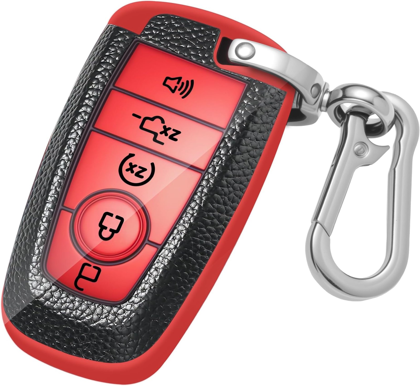 for Ford Key Fob Cover F150 Accessories, Key Fob Cover Case Shell for Ford Ex…