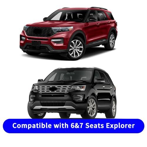 Compatible with 6&7 Seats Explorer Rongtaod Floor Mats Compatible with 2020-2025