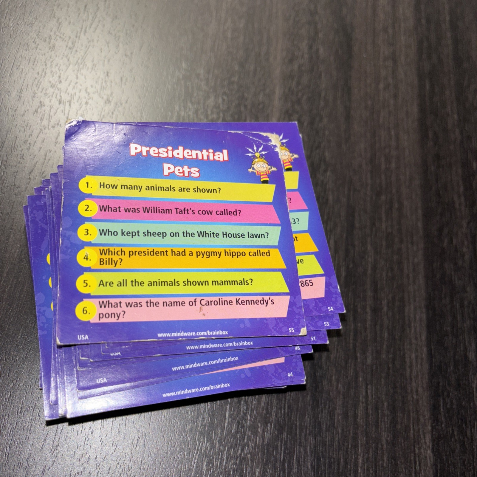 MindWare BrainBox – U.S. Presidents Brain Challenge Game – ages 8+