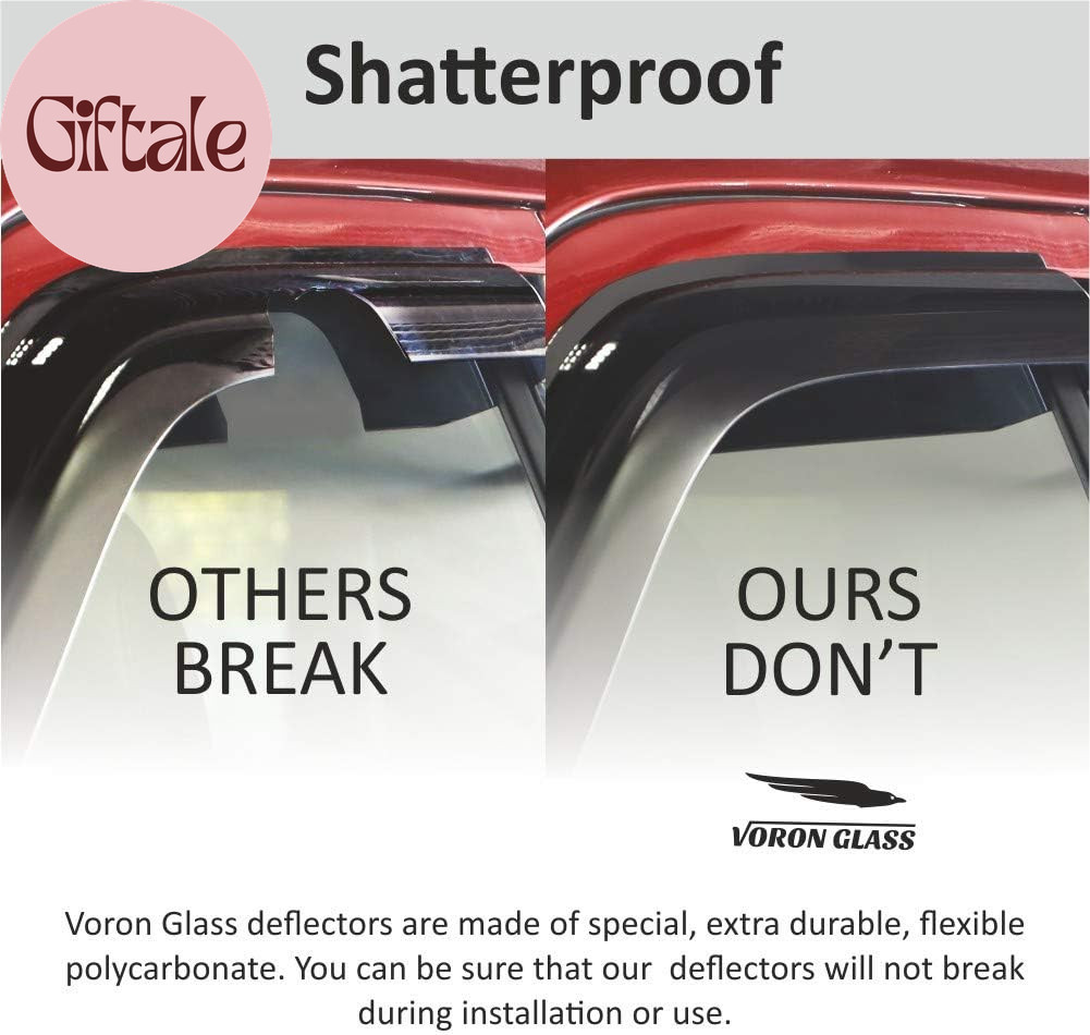 Tape-On Extra Durable Rain Guards for Trucks Chevrolet (Chevy) Silverado/Gmc Sie