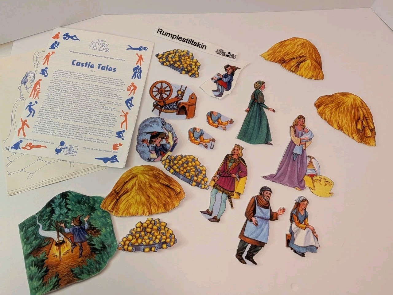 The Story Teller Castle Tales Felt Board Story Figures Educational Fairy Tales