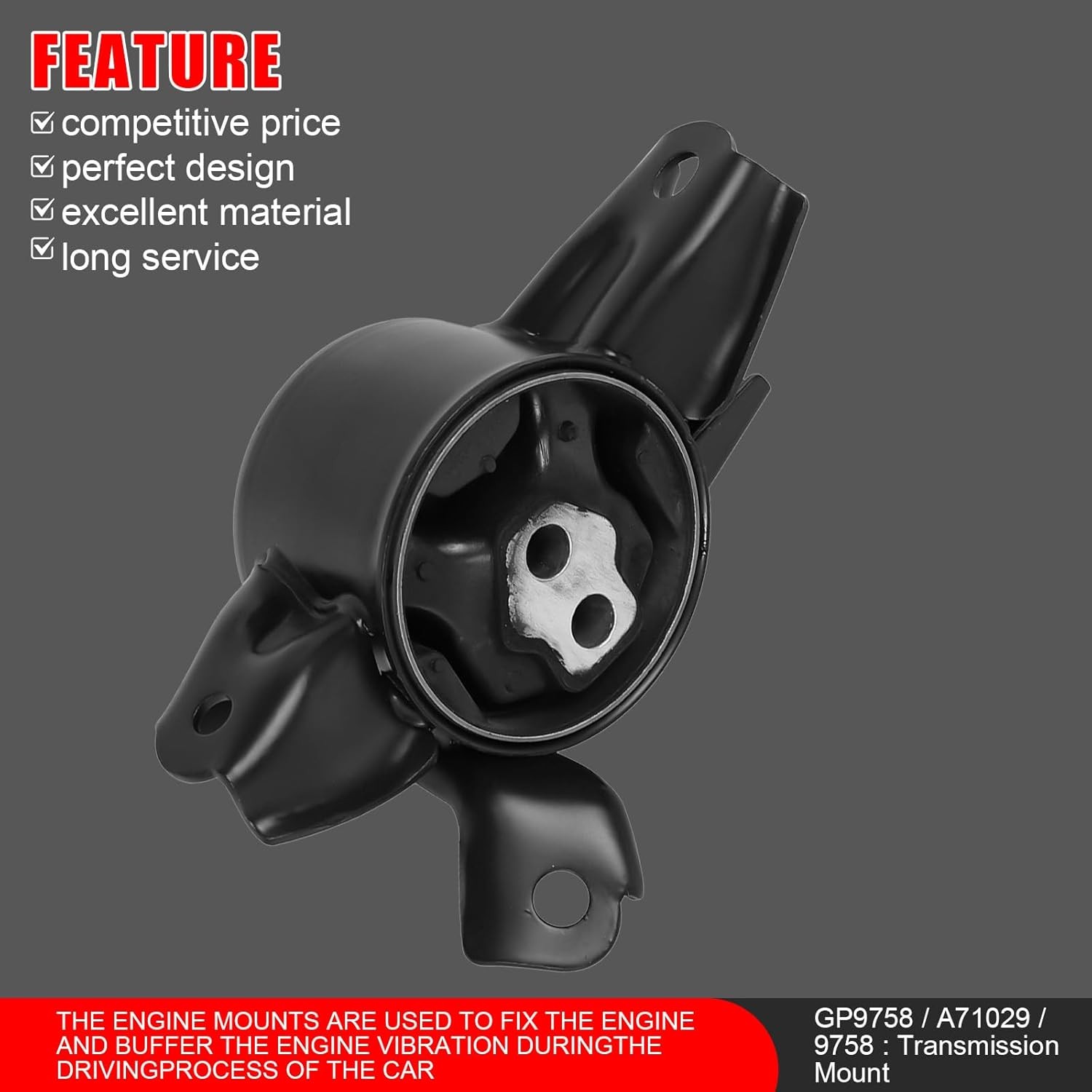 3 Engine Mounts For Hyundai Accent