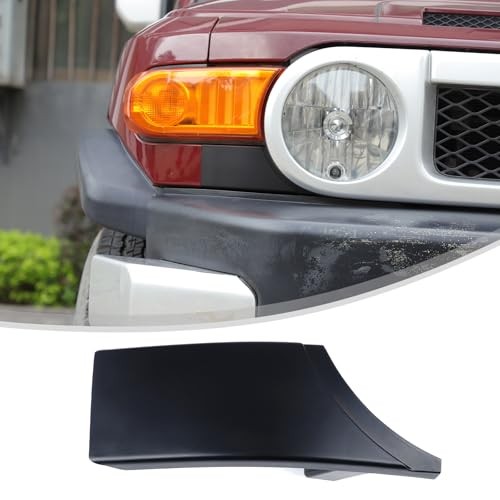 Front Bumper Grille Headlight Lower Filler Trim Compatible Matte Black (Left)