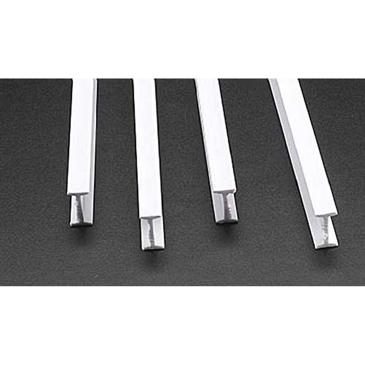 Plastruct 90520 BFS-16 White I Beams (4) 1/2″ H x 1/4″ W x .060″ T x 15″ Long