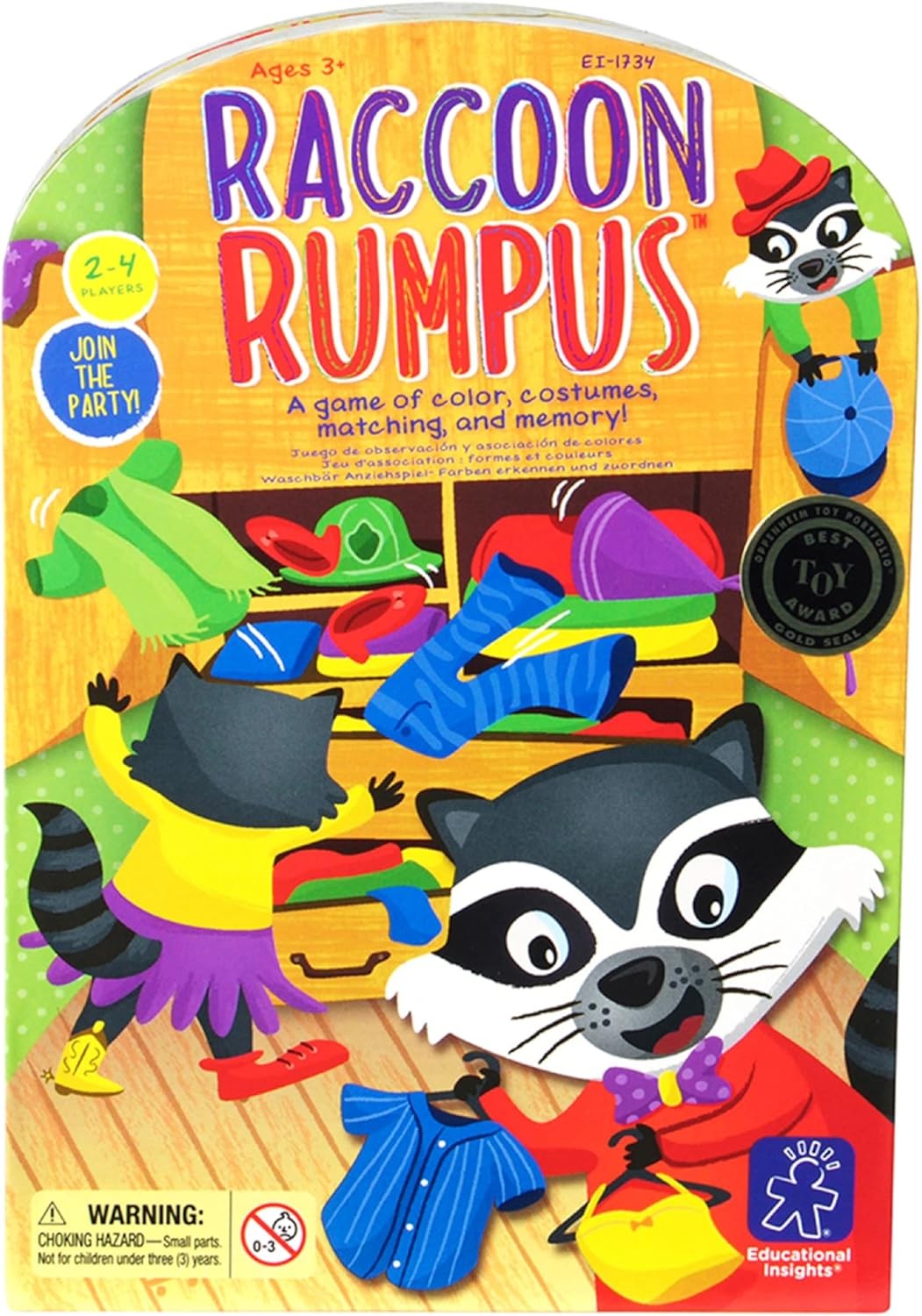 Raccoon Rumpus 2 in 1 Color Matching