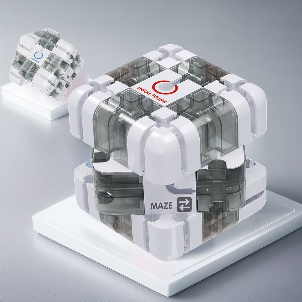 Large 3D Labyrinth Cube Puzzle,Magic Cube Maze Ball Puzzle Christmas Kids GiftJQ