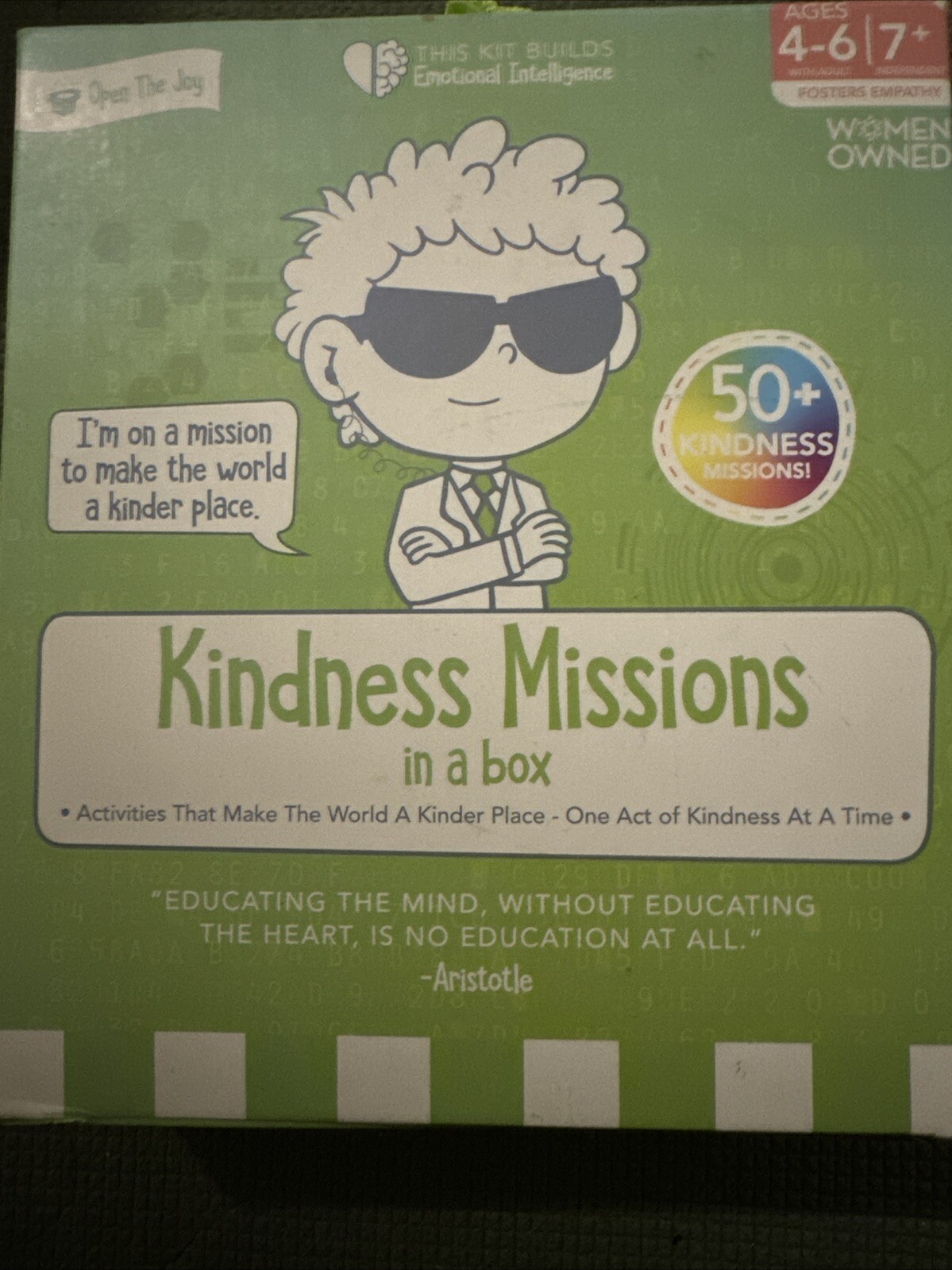 Kid’s Activity Box Kindness Missions 5 Fun Activities Ages 4+ Open the Joy