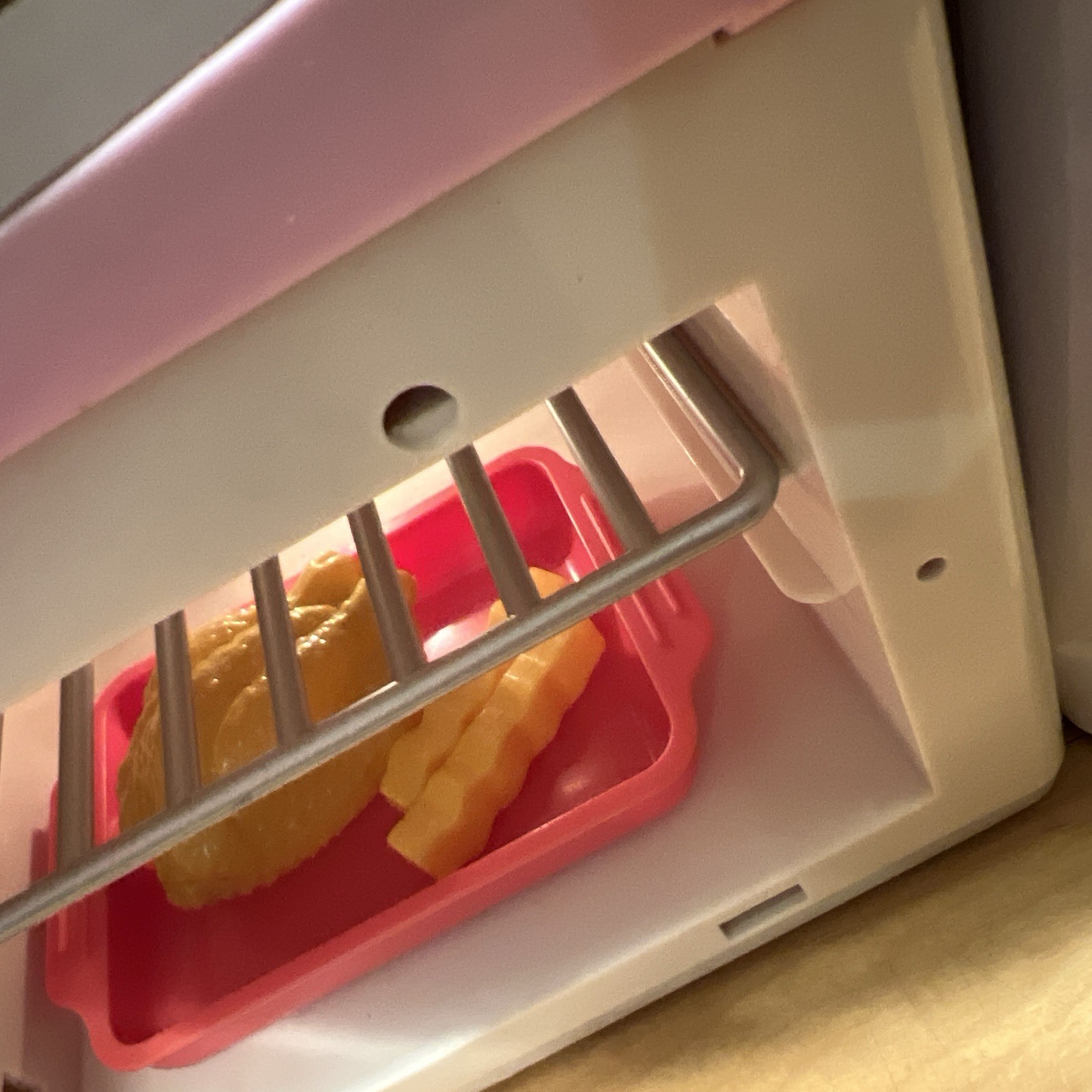 Casdon Electronic Cooker Toy Kitchen Pink Lights Sounds Kids Pretend Play